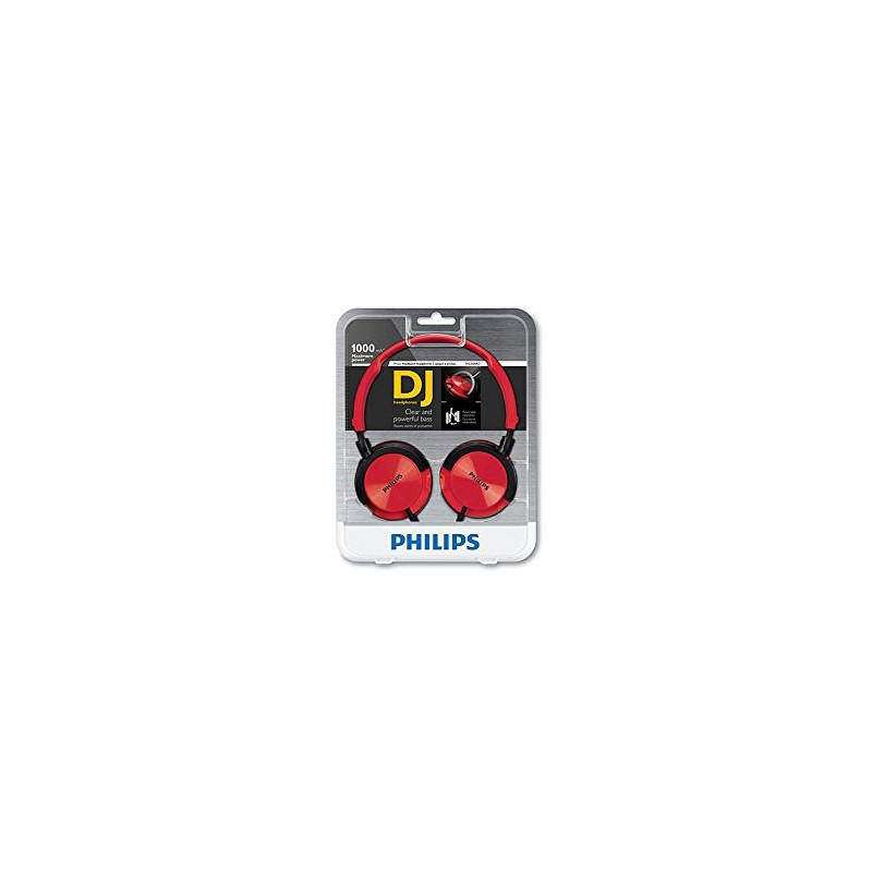 AURICULAR PHILIPS SHL3000 ROJO AURICULAR PHILIPS SHL3000 ROJO