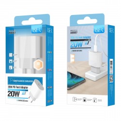 A8667 ADAPTADOR PD TYPE-C 20W BLANCO