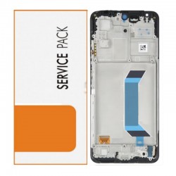 PANTALLA  (REMANUFACTURADA) CON MARCO NEGRO PARA XIAOMI REDMI NOTE 12 5G / POCO X5 5G