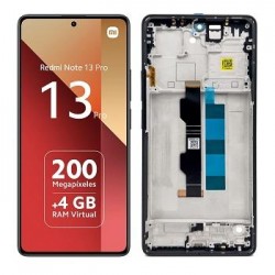 PANTALLA ORIGINAL CON MARCO NEGRO PARA XIAOMI REDMI NOTE 13 PRO 4G / POCO M6 PRO 4G