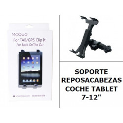 SOPORTE REPOSACABEZAS COCHE TABLET 7"---12" REF: 81058