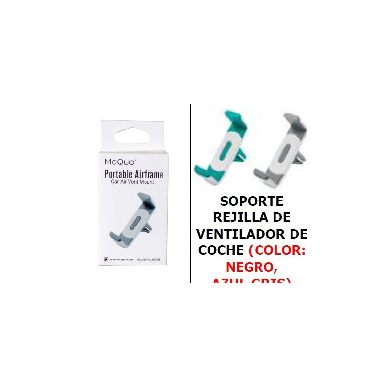 SOPORTE REJILLA DE VENTILADOR DE COCHE REF: 81089 SOPORTE REJILLA DE VENTILADOR DE COCHE REF: 81089