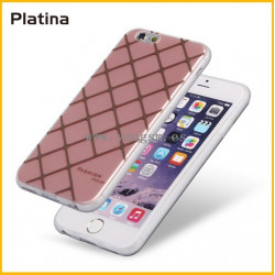 IPHONE 6PLUS 6S PLUS FUNDA PLATINA 简约时尚格纹系列