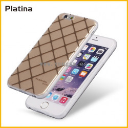 IPHONE 6PLUS 6S PLUS FUNDA PLATINA 简约时尚格纹系列