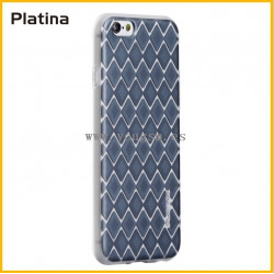 SAMSUNG GALAXY S7 EDGE G935 FUNDA PLATINA 菱形图案系列