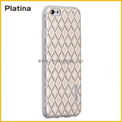 IPHONE 6PLUS 6S PLUS FUNDA PLATINA 菱形图案系列