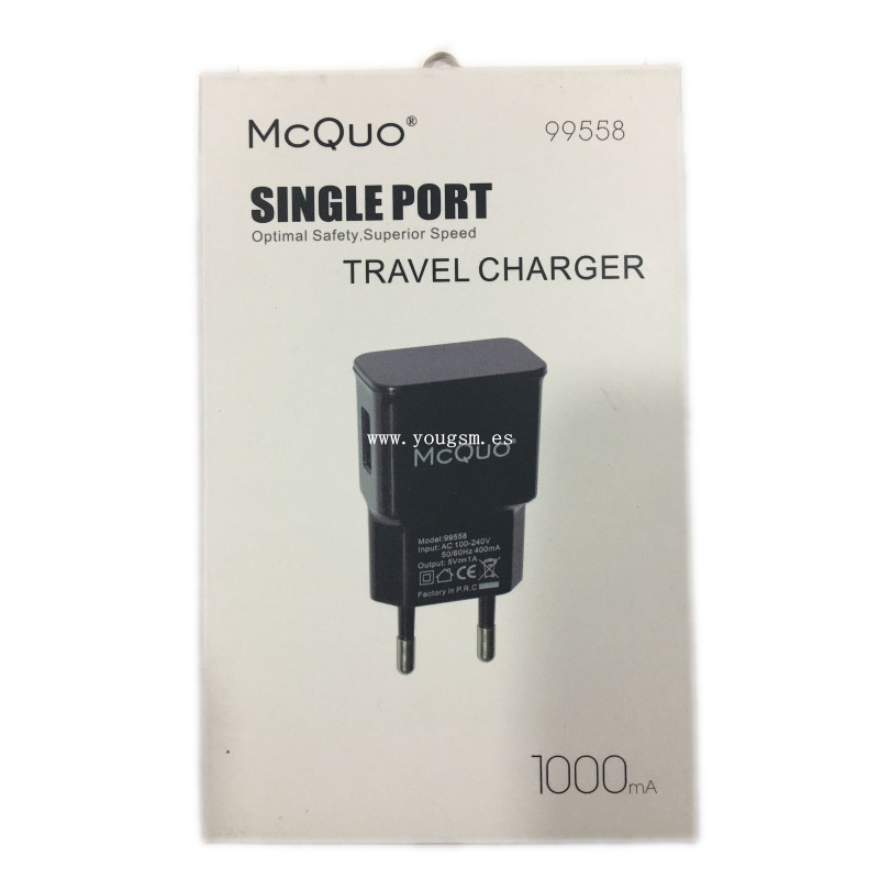 MCQUO 99558 ADAPTADOR DE USB 5.0V-1A