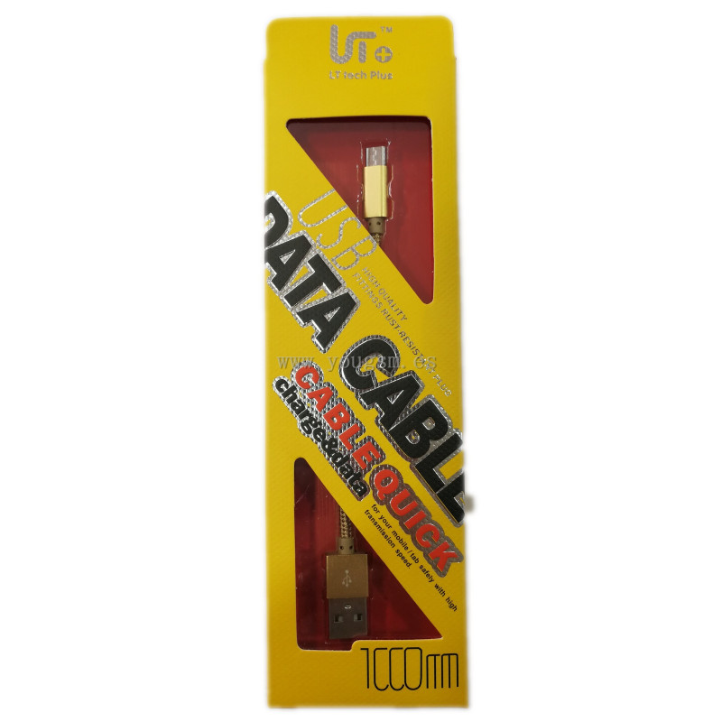 LT TECH PLUS CABLE DE MICRO USB DORADO LT TECH PLUS CABLE DE MICRO USB DORADO