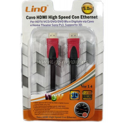 LINQ HD-5014 CABLE HDMI ALTA VELOCIDAD 1.4 DIGITAL 5M